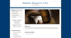 Desktop Screenshot of demseylawoffice.com